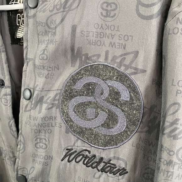 Stussy World Tour Men Jacket size S - Picture 2 of 5